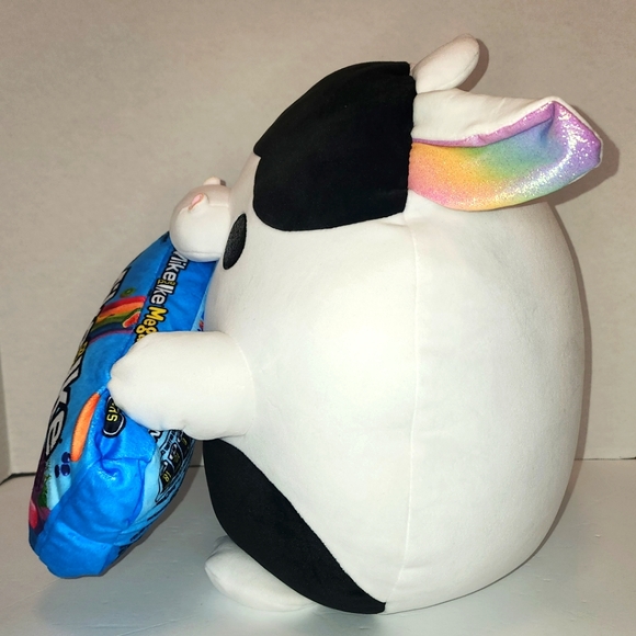 DAISY 🐄 Mike & Ikes Rainbow Glitter Ear Cow Snackles Plush by Zuru Toys ☆》NWT《☆ - Picture 6 of 9